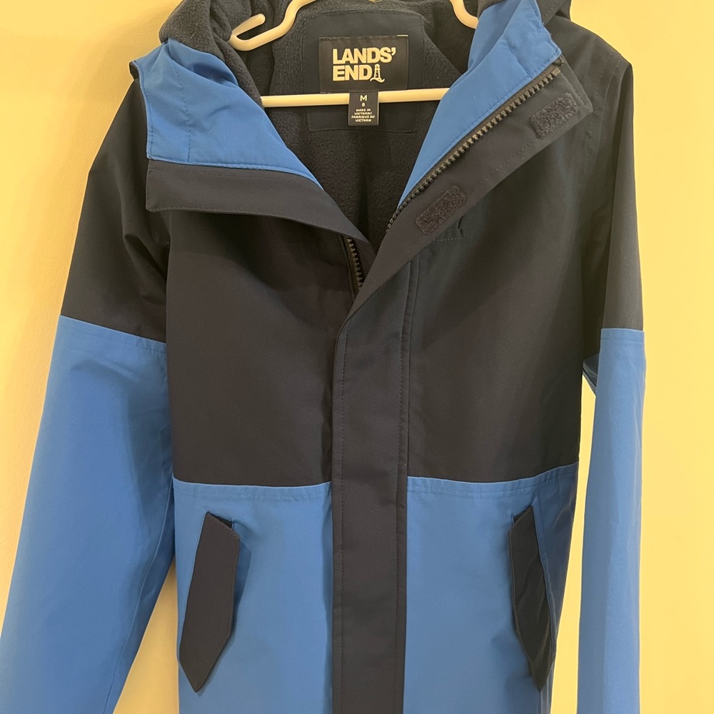 Lands' End Navy and Royal Blue Jacket